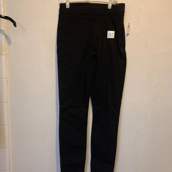 Old Navy Skinny Pull On Black Jeans Size 8T - Picture 2 of 4